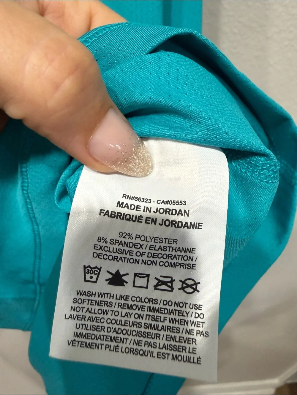 Nike Teal Athletic Dri-FIT Tank Top